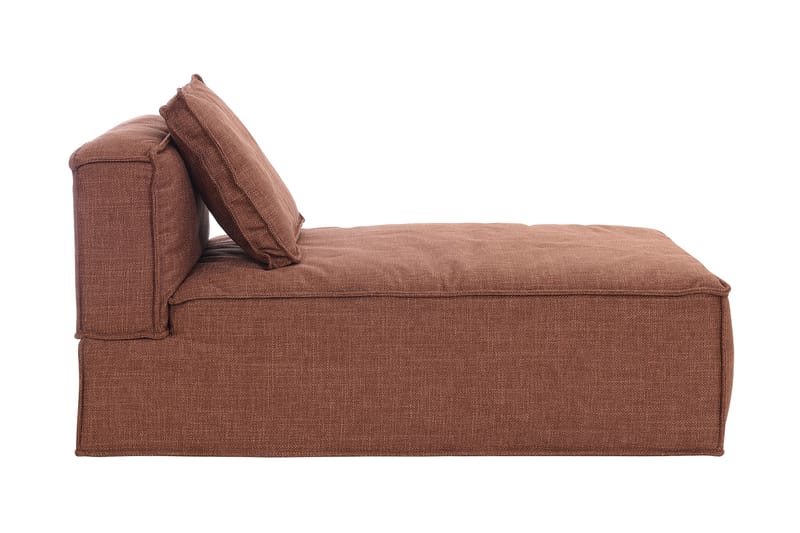 Oceanis Chaiselongmodul - Brun/Sort - Møbler - Sofaer - Modulsofaer - Andre moduler til modulsofa