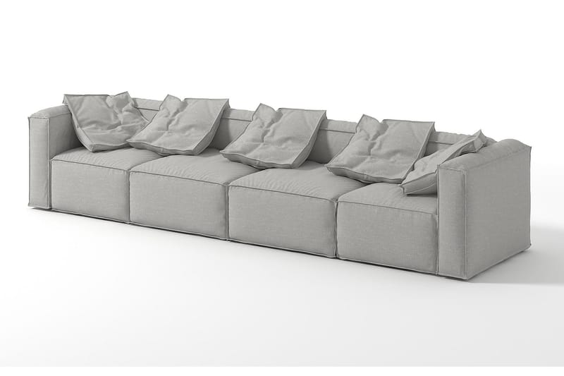 Oceanis Hjørnemodul - Beige/Sort - Møbler - Sofaer - Modulsofaer - Andre moduler til modulsofa