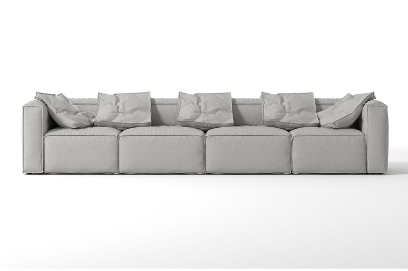 Oceanis Hjørnemodul - Beige/Sort - Møbler - Sofaer - Modulsofaer - Andre moduler til modulsofa