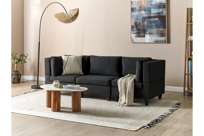 Buck Modulsofa 3-personers - Sort - Møbler - Sofaer - Modulsofaer - Komplet modulsofa