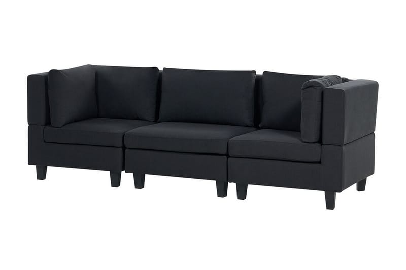 Buck Modulsofa 3-personers - Sort - Møbler - Sofaer - Modulsofaer - Komplet modulsofa