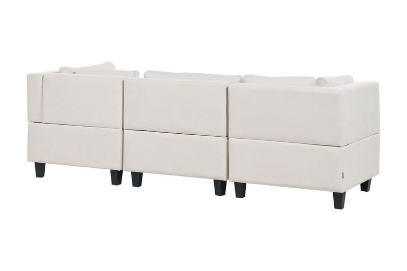 Buck Modulsofa 3-personers - Beige/Sort - Møbler - Sofaer - Modulsofaer - Komplet modulsofa