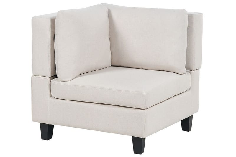 Buck Modulsofa 3-personers - Beige/Sort - Møbler - Sofaer - Modulsofaer - Komplet modulsofa