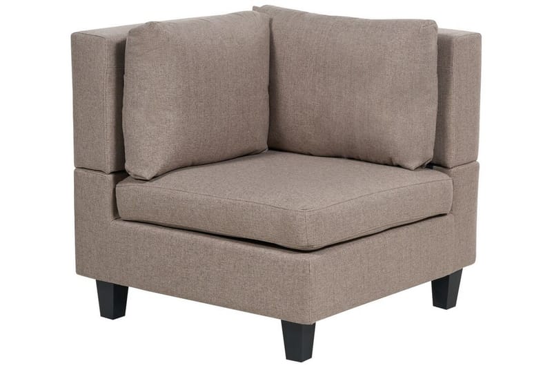 Buck Modulsofa 3-personers - Brun/Sort - Møbler - Sofaer - Modulsofaer - Komplet modulsofa