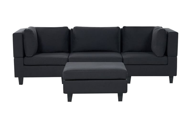 Buck Modulsofa 3-personers - Sort - Møbler - Sofaer - Modulsofaer - Komplet modulsofa