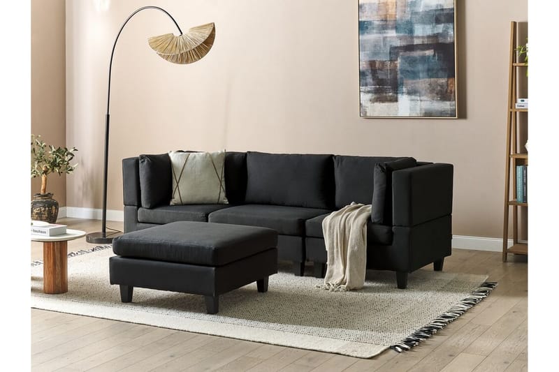 Buck Modulsofa 3-personers - Sort - Møbler - Sofaer - Modulsofaer - Komplet modulsofa