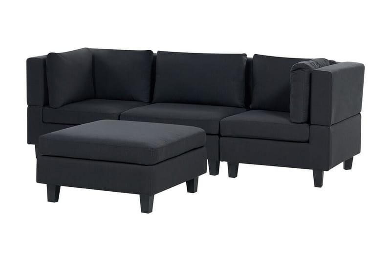 Buck Modulsofa 3-personers - Sort - Møbler - Sofaer - Modulsofaer - Komplet modulsofa