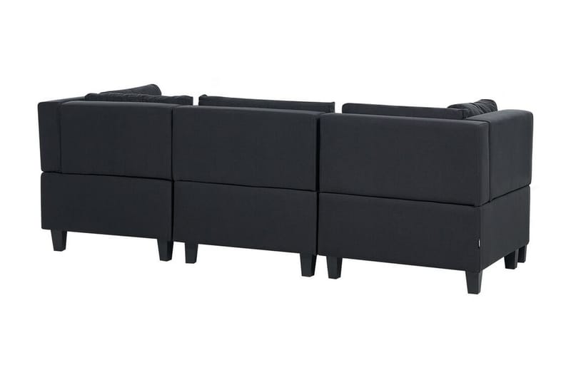 Buck Modulsofa 3-personers - Sort - Møbler - Sofaer - Modulsofaer - Komplet modulsofa