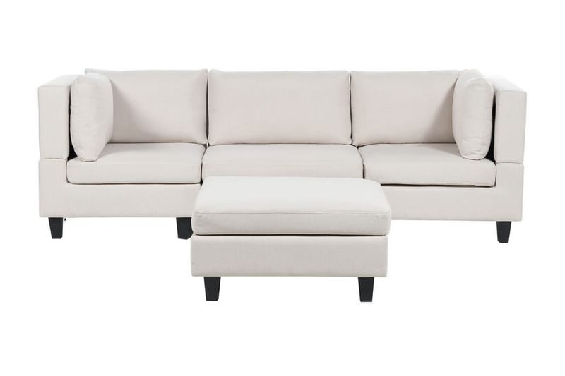 Buck Modulsofa 3-personers - Beige/Sort - Møbler - Sofaer - Modulsofaer - Komplet modulsofa