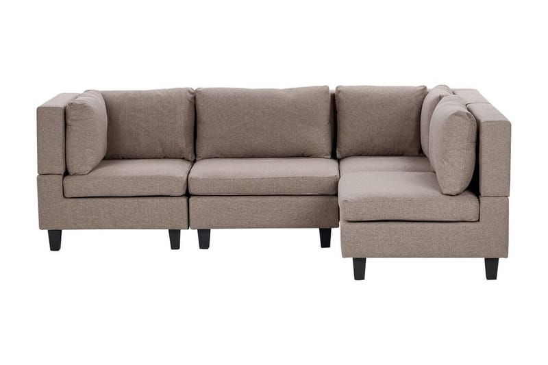 Buck Modulsofa 4-personers - Brun/Sort - Møbler - Sofaer - Modulsofaer - Komplet modulsofa