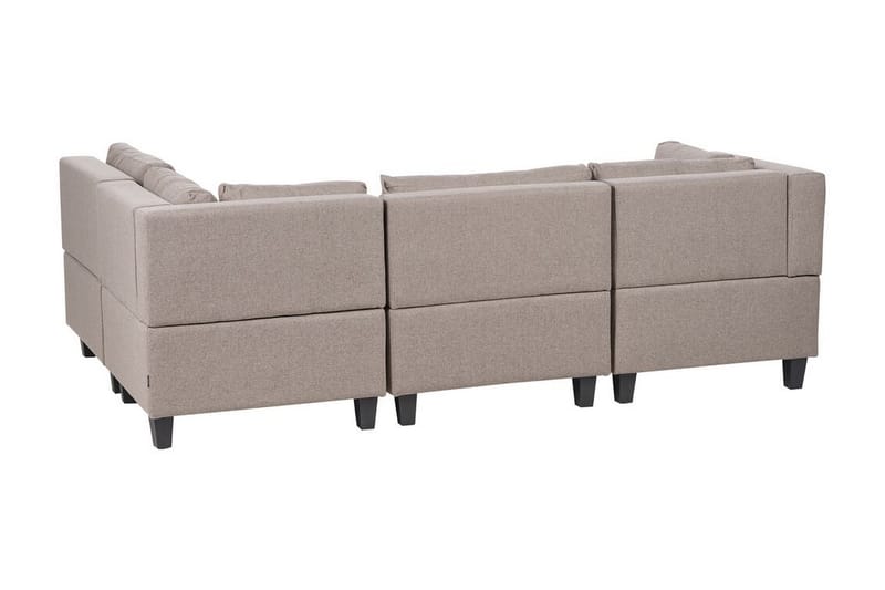 Buck Modulsofa 4-personers - Brun/Sort - Møbler - Sofaer - Modulsofaer - Komplet modulsofa