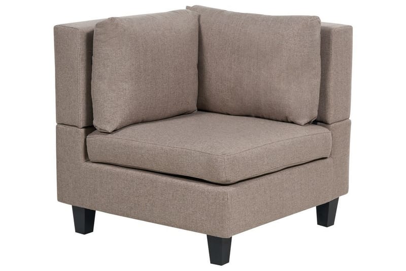 Buck Modulsofa 4-personers - Brun/Sort - Møbler - Sofaer - Modulsofaer - Komplet modulsofa