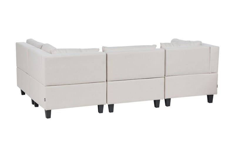 Buck Modulsofa 4-personers - Beige/Sort - Møbler - Sofaer - Modulsofaer - Komplet modulsofa