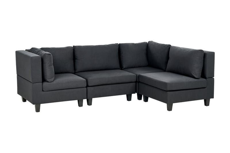 Buck Modulsofa 4-personers - Sort - Møbler - Sofaer - Modulsofaer - Komplet modulsofa