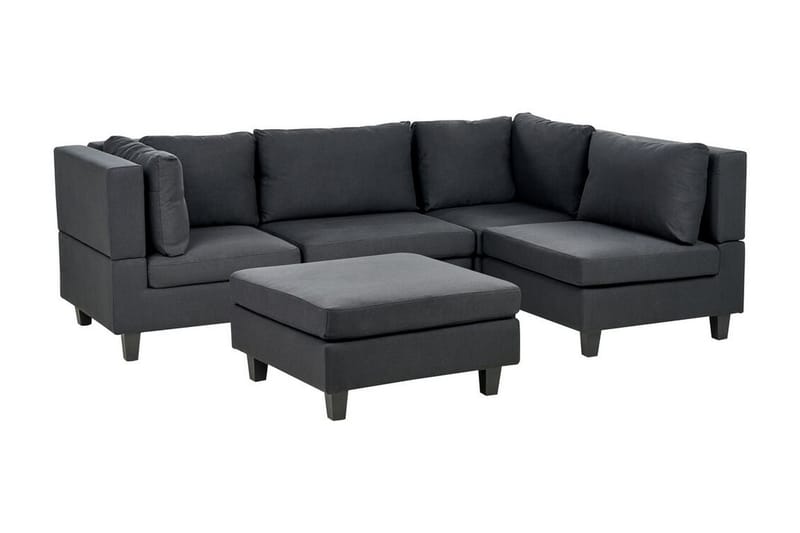 Buck Modulsofa 4-personers - Sort - Møbler - Sofaer - Modulsofaer - Komplet modulsofa