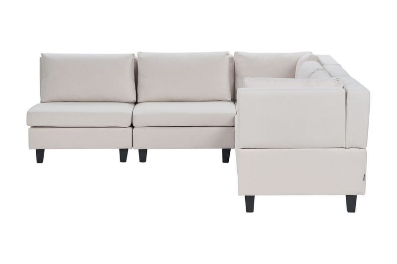 Buck Modulsofa 5-personers - Beige/Sort - Møbler - Sofaer - Modulsofaer - Komplet modulsofa