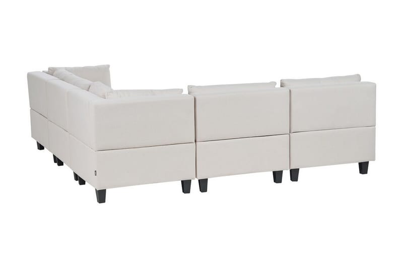 Buck Modulsofa 5-personers - Beige/Sort - Møbler - Sofaer - Modulsofaer - Komplet modulsofa