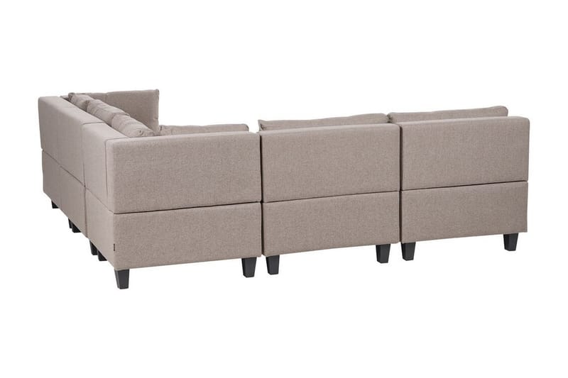 Buck Modulsofa 5-personers - Brun/Sort - Møbler - Sofaer - Modulsofaer - Komplet modulsofa