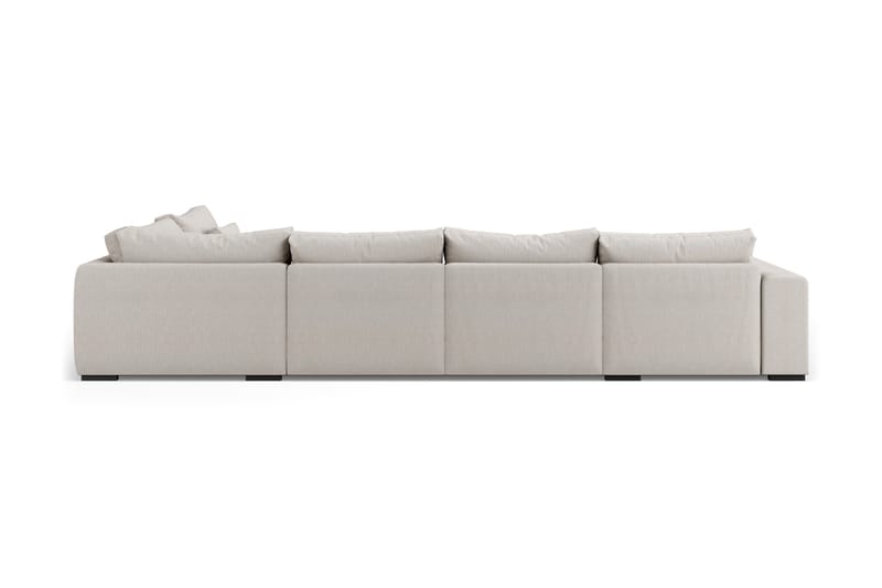 Dubai Stor U-modulsofa med Divan Venstre 432 cm - Beige - Møbler - Sofaer - Modulsofaer - Komplet modulsofa