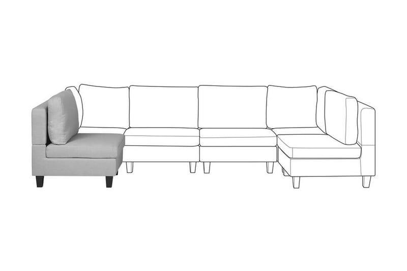 Skintebo Modulsofa - Grå - Møbler - Sofaer - Modulsofaer - Komplet modulsofa