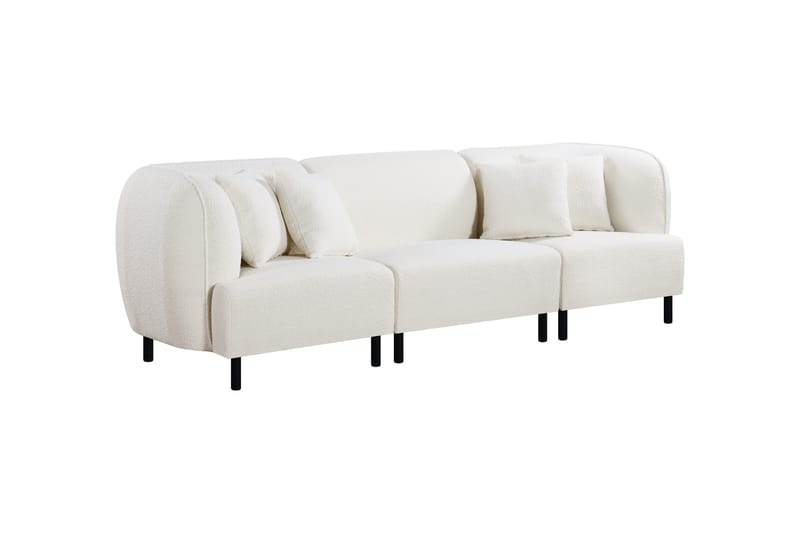 Space 3-Pers. Modulsofa - Hvid - Møbler - Sofaer - Modulsofaer - Komplet modulsofa