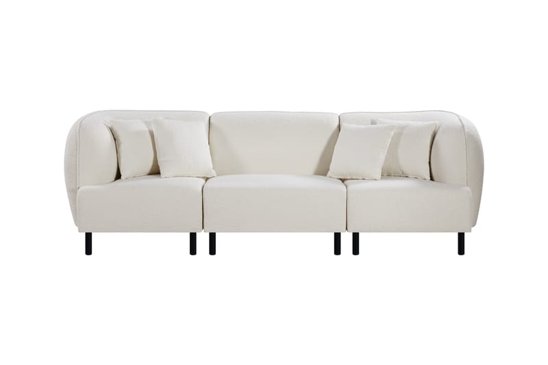 Space 3-Pers. Modulsofa - Hvid - Møbler - Sofaer - Modulsofaer - Komplet modulsofa