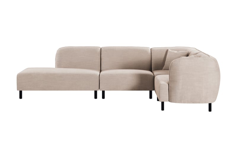 Space 4-Pers. Modulsofa med Chaiselong - Beige - Møbler - Sofaer - Modulsofaer - Komplet modulsofa