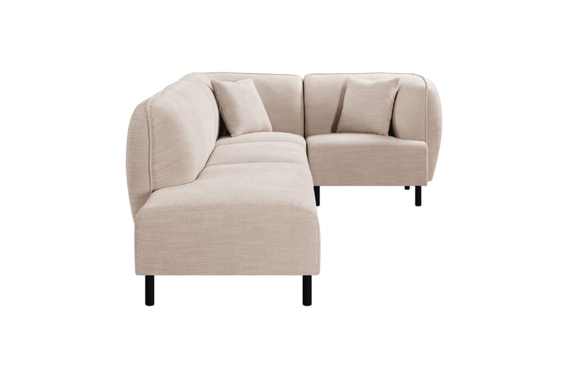 Space 4-Pers. Modulsofa med Chaiselong - Beige - Møbler - Sofaer - Modulsofaer - Komplet modulsofa