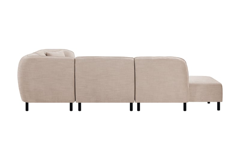 Space 4-Pers. Modulsofa med Chaiselong - Beige - Møbler - Sofaer - Modulsofaer - Komplet modulsofa