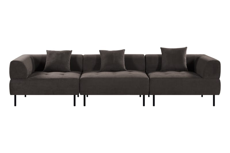 Stratham 3-personers Modulsofa - Grå - Møbler - Sofaer - Modulsofaer - Komplet modulsofa