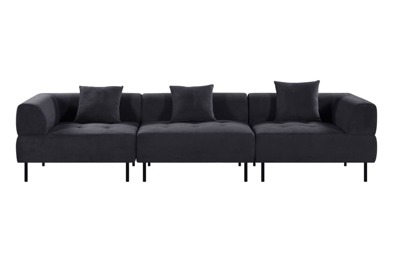 Stratham 3-personers Modulsofa - Blå - Møbler - Sofaer - Modulsofaer - Komplet modulsofa