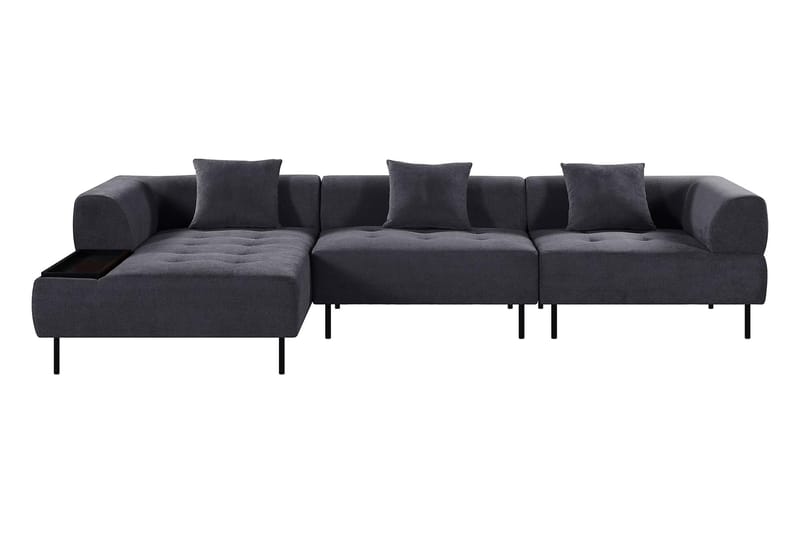 Stratham 3-personers Modulsofa Divan Venstre - Blå - Møbler - Sofaer - Modulsofaer - Komplet modulsofa