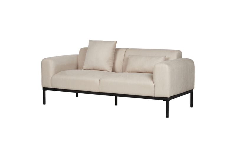 Naklund Sofa 2-personers - Beige/Sort - Møbler - Sofaer - 2 personers sofa