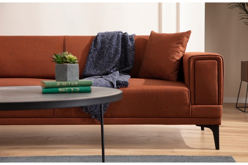 Naoko 3-Pers. Sofa - Rød - 2 personers sofa