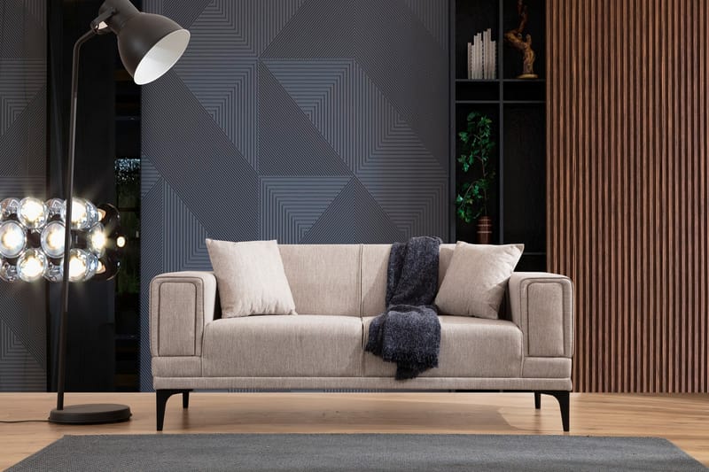 Naoko 3-Pers. Sofa - Lysebrun - Møbler - Sofaer - 2 personers sofa