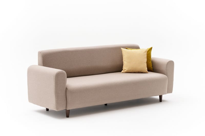 Noya 3-personers Sofa - Creme - Møbler - Sofaer - 3 personers sofa