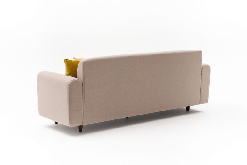 Noya 3-personers Sofa - Creme - Møbler - Sofaer - 3 personers sofa