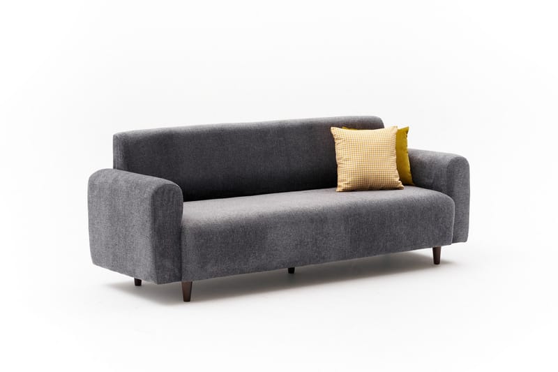 Noya 3-personers Sofa - Grå - Møbler - Sofaer - 3 personers sofa