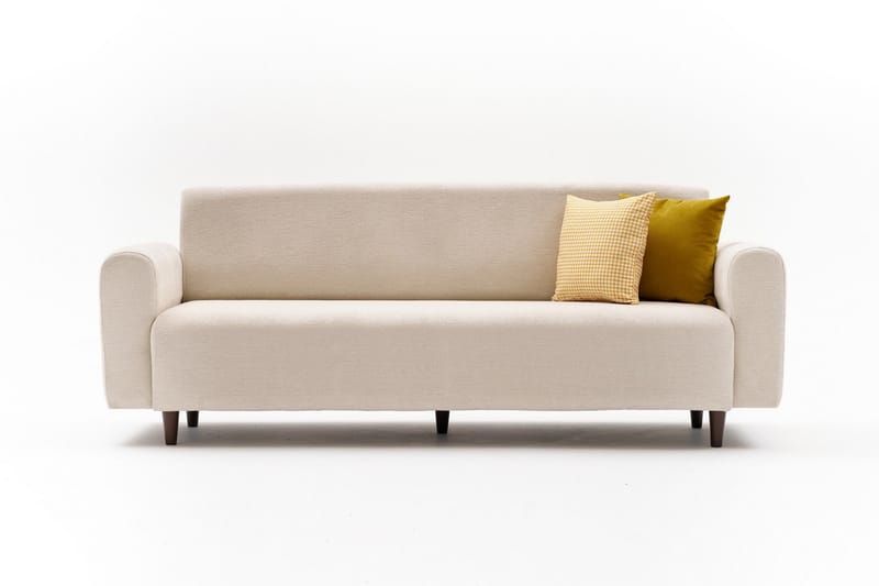 Noya 3-personers Sofa - Creme - Møbler - Sofaer - 3 personers sofa