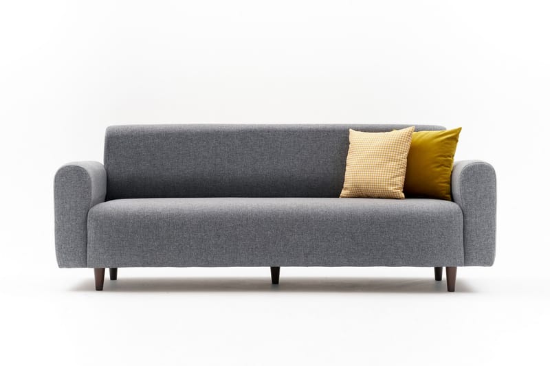 Noya 3-personers Sofa - Grå - Møbler - Sofaer - 3 personers sofa