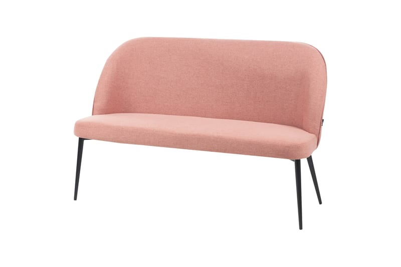 Osbyn Sofa 2-personers - Sort/Rosa - Møbler - Sofaer - 2 personers sofa