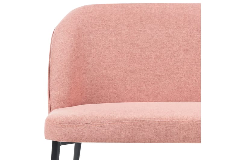 Osbyn Sofa 2-personers - Sort/Rosa - Møbler - Sofaer - 2 personers sofa