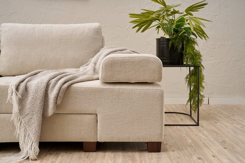 Perenna 3-personers Sovesofa - Creme - Møbler - Sofaer - Sovesofaer