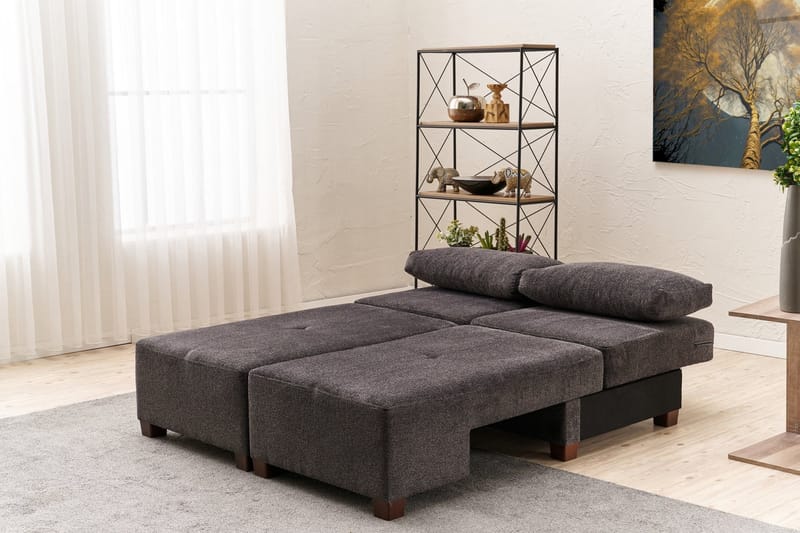 Perenna 3-personers Sovesofa - Antracit - Møbler - Sofaer - Sovesofaer