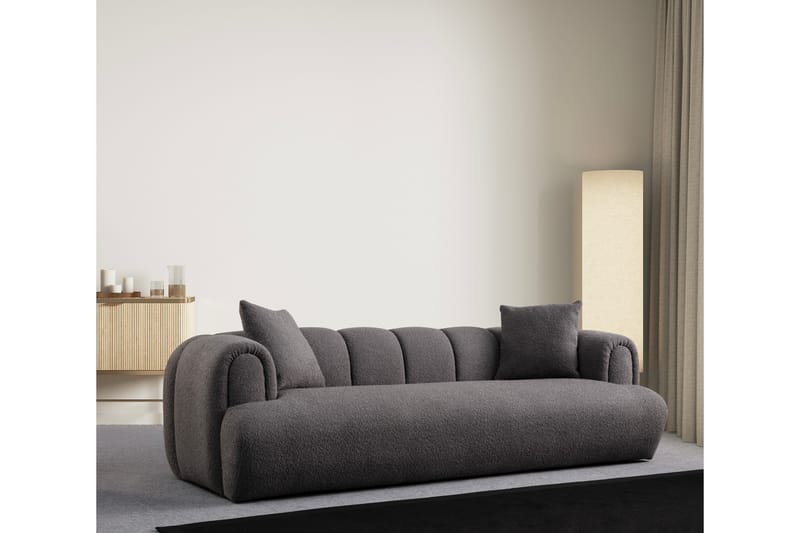 Puffin 3-personers Sofa - Antracit - Møbler - Sofaer - 3 personers sofa