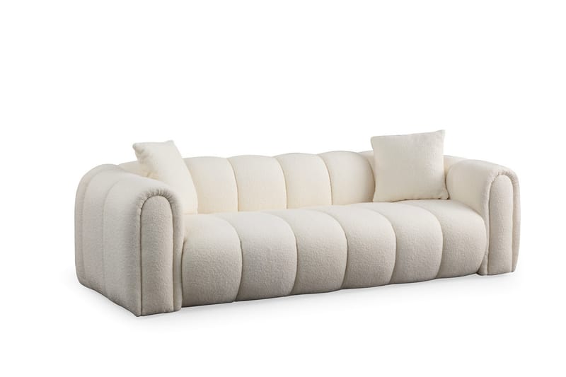 Puffin 3-personers Sofa - Hvid - Møbler - Sofaer - 3 personers sofa