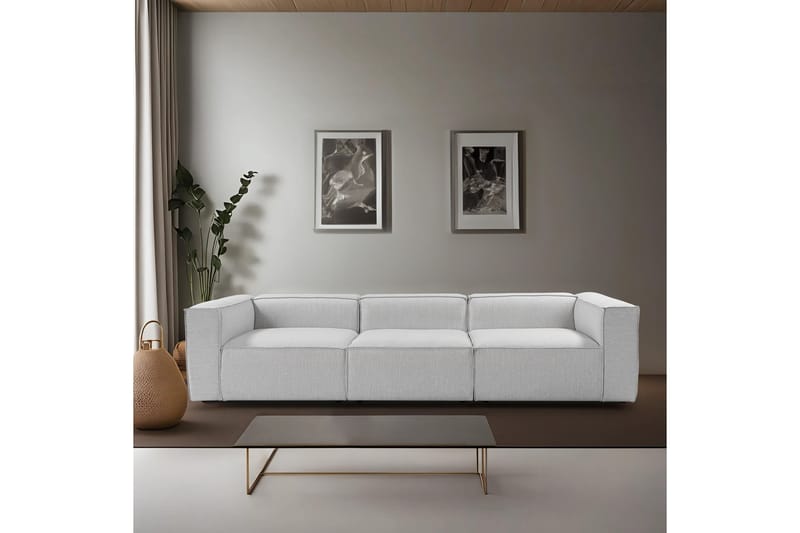 Redlands Sofa 3-personers - Lys grå - Møbler - Sofaer - 3 personers sofa