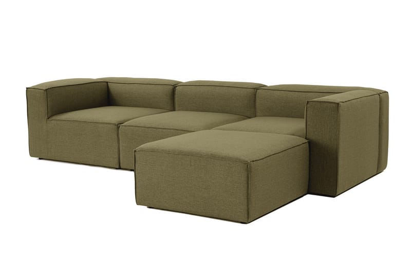 Redlands Sofa med Chaiselong 3-personers - Grøn - Møbler - Sofaer - Sofa med chaiselong