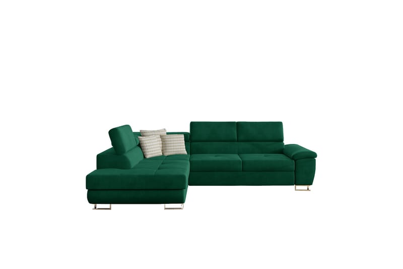 Reginia Sofa med Chaiselong 3-personers - Grøn - Møbler - Sofaer - Sofa med chaiselong