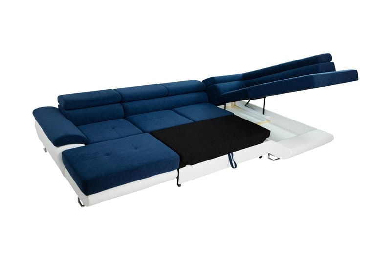 Reginia Sofa med Chaiselong og Divan 4-personers - Grøn - Møbler - Sofaer - U Sofa